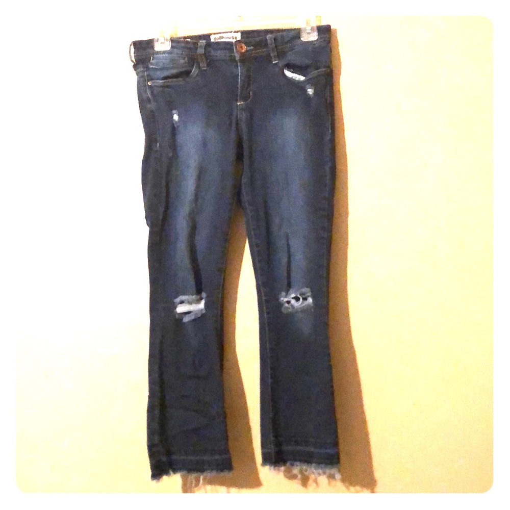 Dollhouse Dark Blue Jeans - 7 Juniors